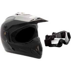 خوذة MMG للبالغين للدراجات النارية على الطرق الوعرة DOT - MX ATV Dirt Bike Motocross UTV - مع نظارات واقية in Kuwait