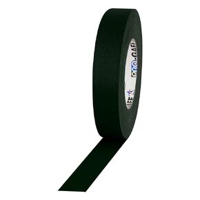 1" Width ProTapes Pro Gaff Premium Matte Cloth Gaffer's Tape With Rubber Adhesive, 11 mils Thick, 55 yds Length, Green (Pack of 1)