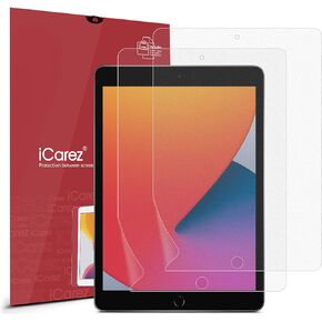 iCarez Matte Screen Protector for 10.2 iPad 9/8 / 7 (2021/2020 / 2019), 2-Pack Anti-glare