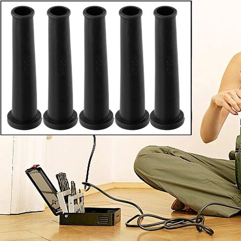 Haidong Cord Boot Protector Black Cable Strain Relief Power Cord Strain relief-12PCS in Saudi Arabia