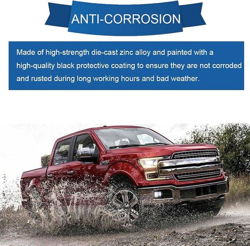 مثبتات ربط للسرير لسيارة Ford F150 F250 F350 2015-2021 مرابط ربط سرير الشاحنة مع لوحات، استبدال FL3Z99000A64B FL3Z-9928408-AB in Kuwait