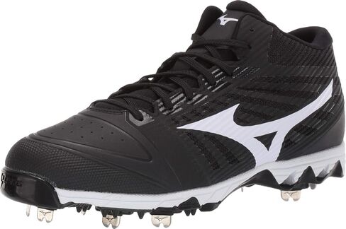Mizuno Men's 9-Spike Ambition Mid Metal Cleat Baseball Shoe in Saudi Arabia