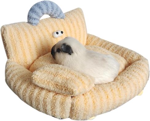 PODOO Guinea Pig Sofa Bed, Warm Small Animal Mat, Washable Rabbit Beds Sleeping Pad for Bunny, Rat, Hedgehog, Sugar Glider, Chinchilla in Saudi Arabia