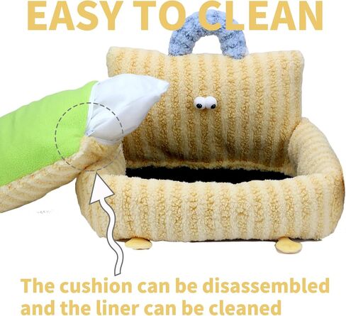 PODOO Guinea Pig Sofa Bed, Warm Small Animal Mat, Washable Rabbit Beds Sleeping Pad for Bunny, Rat, Hedgehog, Sugar Glider, Chinchilla in Saudi Arabia