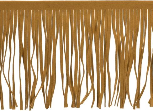 uxcell 1 Yard 10 Inch PU Leather Fringe Trim Double Side Leather Sewing Tassel Fringe for DIY Sewing Dress Crafts Skirt Decoration, Lake Blue in Saudi Arabia