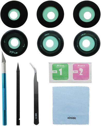 3pcs Original Galaxy Z Fold 3 Back Camera Glass Lens Replacement for Samsung Galaxy Z Fold 3 5G with Adhesive Preinstalled and Repair Tool kit Set in Kuwait