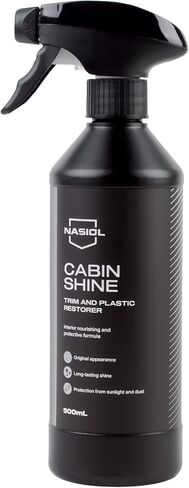 Nasiol Cabinshine ملحقات السيارة الداخلية وملمع البلاستيك، مرمم-500 مل-العناية والتجديد للوحة القيادة، منتجات تفصيل السيارة الداخلية، العناية بالبلاستيك in Kuwait