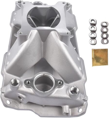 GELUOXI 52031 Single Plane Aluminum Intake Manifold Replacement for Chevy SBC 350 400 3000-7500RPM Chevy GMC Bulck Cadillac Olds Pontiac 1957-1995 in Saudi Arabia