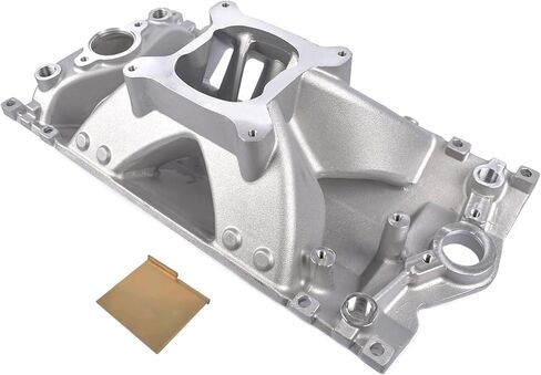 Vortec Single Plane High Rise Intake Manifold Replacement for Small Block Chevy SBC 350 3000-7500+ R-PM in Saudi Arabia