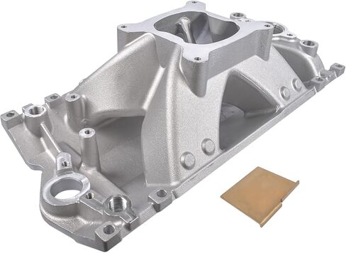 Vortec Single Plane High Rise Intake Manifold Replacement for Small Block Chevy SBC 350 3000-7500+ R-PM in Saudi Arabia