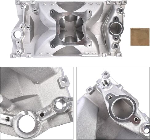 Vortec Single Plane High Rise Intake Manifold Replacement for Small Block Chevy SBC 350 3000-7500+ R-PM in Saudi Arabia