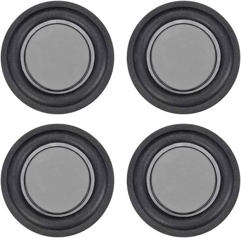 uxcell 4Pcs 1.5" 40mm Bass Speaker Passive Radiator Auxiliary Rubber Vibration Plate Subwoofer DIY Repair in Saudi Arabia