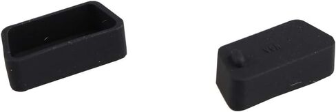 15PCS Silicone Computer VGA Female Interface Port Anti Dust Plug Cap Cover Protector Dustproof Compatible with RS232 HDB15 Male Port Black in Saudi Arabia