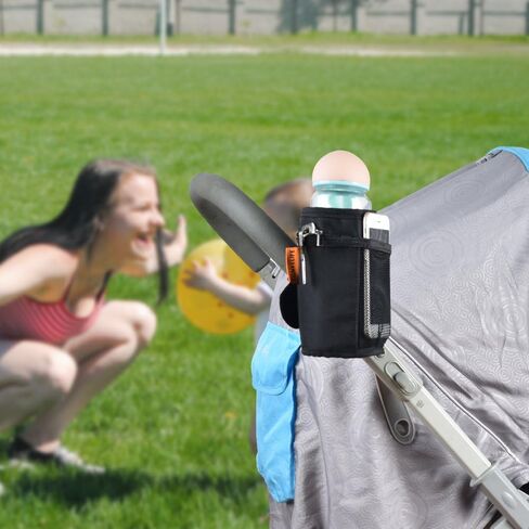 Cup Holder,Stroller Bottle Holders,Insulated,Thermal,Waterproof Anti-Slip Cup Drink Holder for Universal Stroller,Bike,Yeti,Huffy,Mountain,Pushchair,Wheelchair in Saudi Arabia
