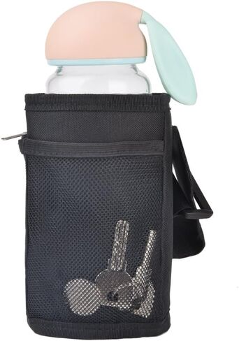 Cup Holder,Stroller Bottle Holders,Insulated,Thermal,Waterproof Anti-Slip Cup Drink Holder for Universal Stroller,Bike,Yeti,Huffy,Mountain,Pushchair,Wheelchair in Saudi Arabia