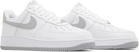 Nike Air Force 1 '07 Men's Shoes (FJ4146-100,White/LT Smoke Grey-White) Size 8 in Saudi Arabia