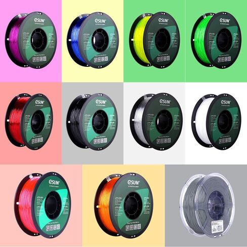 eSUN 1.75mm TPU 95A Flexible 3D Printer Filament 1KG Spool (2.2lbs), Black in Saudi Arabia
