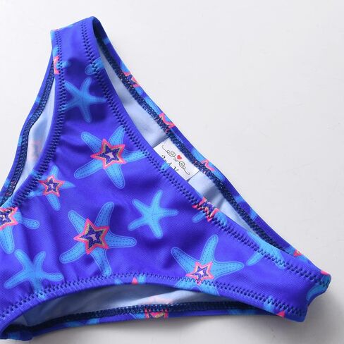 VIKITA Girls Bikini Set Two Pieces Swimsuits Toddler Bathing Suit Colorful Sport Beach Swimwear for 3-10 Years in Saudi Arabia