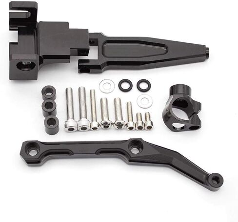 مناسب لـ Tracer FJ-09 /MT-09 MT09 2015-2020، Tracer 900 GT 2015-2020 CNC لمثبط توجيه الدراجة النارية، شريط تحكم عازل مع دعامة تثبيت مجموعة كاملة in Kuwait