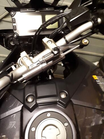 مناسب لـ Tracer FJ-09 /MT-09 MT09 2015-2020، Tracer 900 GT 2015-2020 CNC لمثبط توجيه الدراجة النارية، شريط تحكم عازل مع دعامة تثبيت مجموعة كاملة in Kuwait