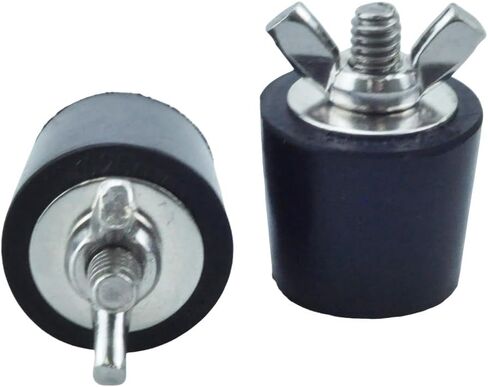 1 بوصة (2 قطعة) قابس مطاطي لحمام السباحة مضاد للتجمد، قابس مضاد للتجمد لخط الأنابيب، قابس إرجاع، قابس التصريف in Kuwait