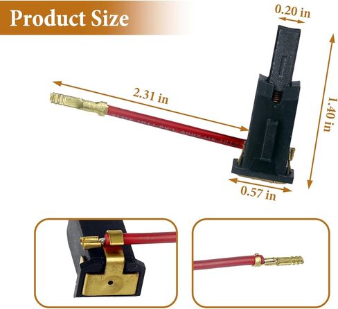 2 قطعة N292059 N421468 مجموعة صندوق فرشاة الكربون متوافق مع ديوالت DWE6411 DWE6411K DWE6420 DWE6421 DWE6423 DWE6423K CMEW231 in Kuwait