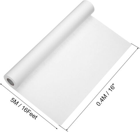 PATIKIL 49 Feet x 12 Inch Art Easel Paper Roll，1Pcs Wrapping Paper Art Craft Paper Kraft Paper for Painting, Crafts and Gift Wrapping, White in Saudi Arabia