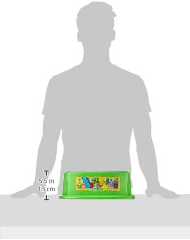 Sesame Street "Framed Friends" 3 Piece Potty Training Kit - Soft Potty, Folding/Travel Potty and Step Stool, Green in Saudi Arabia