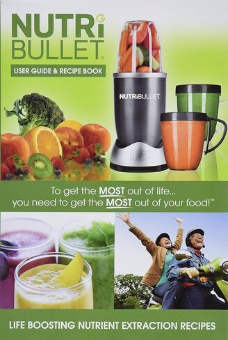 دليل مستخدم NUTRIBULLET وكتاب الوصفات + أخصائي تغذية الجيب in Kuwait