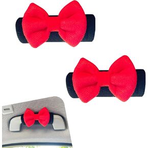 قطعتان من أغطية مقابض السقف الداخلية للسيارة، واقي مقبض سحب باب السيارة الداخلي مضاد للانزلاق، غطاء مقبض الباب الخلفي الأمامي مضاد للخدش، عالمي لشاحنة سيارات الدفع الرباعي (وردي) in Kuwait