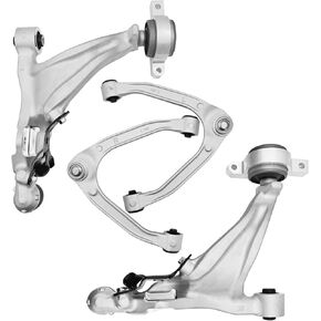 54501-1MA0B 54524-1MA0A Front Lower & Upper Control Arm Kit Compatible with Infiniti M56/M37 2011-2013, M35h 2012-2013, Q70/Q70L 2015-2019 RWD Replace# 54525-1MA0A, 54500-1MA0B in Kuwait