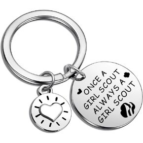 Girls Power Jewelry Girl Scout Leader Thank You Keychain Girl Scout Graduation Keychain in Kuwait