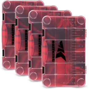 KastKing Tackle Boxes, Plastic Box, Plastic Storage Organizer Box with Removable Dividers - Fishing Tackle Storage - Box Organizer - 2 Packs /4 Packs Tackle Trays - Parts Box in Kuwait