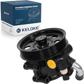 KELOKE Power Steering Pump, with pulley, Compatible with Ford Escape 2001-2004 L4 2.0L; Compatible with Mazda Tribute 2001-2004 L4 2.0L. Replace# 20-299 EC0132600E in Kuwait
