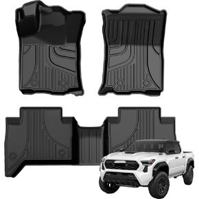 Ram 1500 5.7FT حصيرة سرير الشاحنة وحصيرة الباب الخلفي - بطانة السرير AOMSAZTO المتوافقة مع 2019-2024 2025 دودج رام 1500 5'7 "سرير قصير | تناسب مخصص جميع الأحوال الجوية بطانة سرير البضائع لدودج 2025 رام 1500، أسود in Kuwait