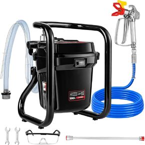 XDOVET Paint Sprayer 3 Pcs Set, HVLP Spray Gun for House Painting Walls, Furniture, Cabinets, Cars, Undercoating, 1.0/1.4/1.7mm with Pressure Gauge in Kuwait