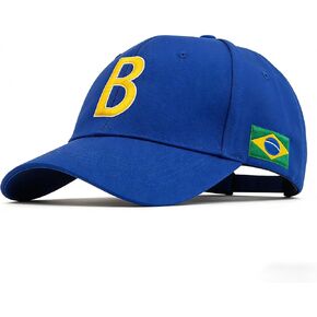 Brazil Flag Baseball Caps Men Women Spring Summer Letters Embroidered Classic Adjustable Hat in Kuwait