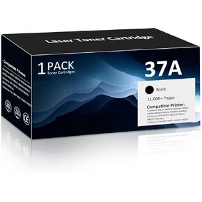 37A Toner Cartridge M607n CF237 Compatible for HP CF237A CF237X 37X Work for HP Enterprise M607n M608dn M609 M608n M607dn M608x M609x Enterprise MFP M632 M631 M631h M633fh Printer (Black, 1-Pack) in Kuwait