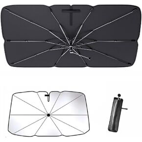 Car Windshield Sun Shade Umbrella for Chevrolet Camaro 1967-2024 2025 2026, Foldable Reflective Front Window Cover, Sun Protector, Heat Shield Fits Most Sedans & Compact SUVs,S 125 x 65 cm in Kuwait