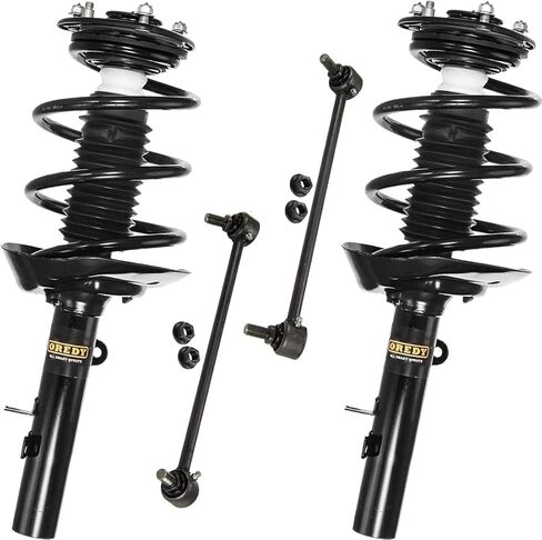 OREDY Front Struts Coil Springs & Sway Bar Links for 2.4L 2013-2017 Honda Accord, Driver & Passenger Side Assembly for Accord - 172971 172970 K750651 K750650 (4pcs) in Saudi Arabia