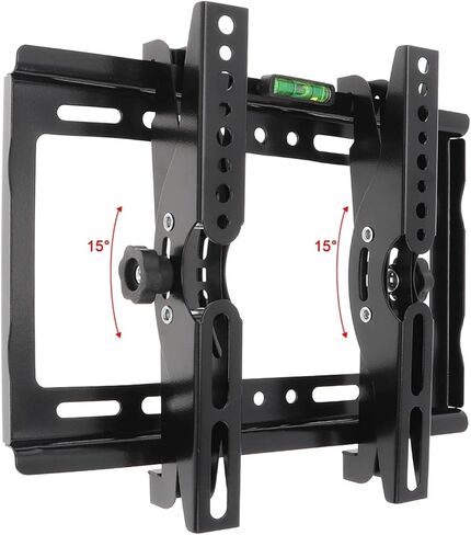 25kg Adjustable TV Wall Mount Bracket Flat Screen TV Stand Frame Support 15 Degree Tilt Angle Suitable for 14-42 Inch LCD LED in Saudi Arabia