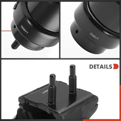 A-Premium Set of 3 Engine Motor Mount and Transmission Mount Set Compatible with Ford Ranger 2019 2020 2021 2022 2023, 2.3L, Automatic Transmission in Saudi Arabia