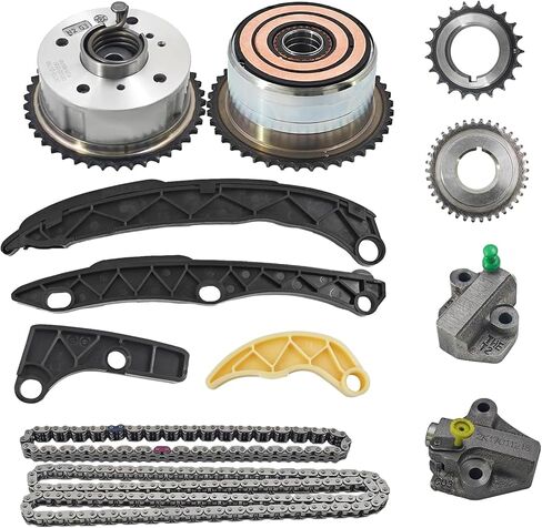 24350-2GGB0 12PCS Timing Chain Kit with VVT Sprocket Compatible with Hyundai Sonata 2016-2019, Tucson 2018-2021, Fits for Kia Sportage 2017-2022, 2.0L 2.4L Replace# 24370-2G751 in Kuwait