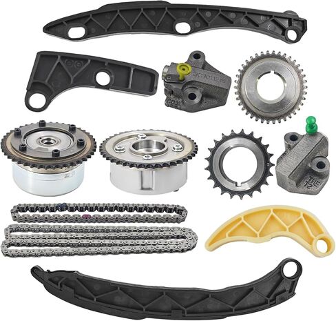 24350-2GGB0 12PCS Timing Chain Kit with VVT Sprocket Compatible with Hyundai Sonata 2016-2019, Tucson 2018-2021, Fits for Kia Sportage 2017-2022, 2.0L 2.4L Replace# 24370-2G751 in Kuwait