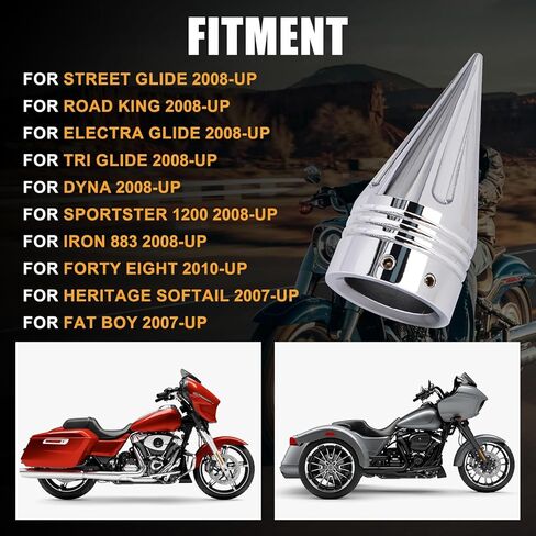 Motorcycle Front Axle Nut Covers, PSLER 3.6" 9.1CM Front Axle Caps for Street Glide Road King Electra Glide Tri Glide Dyna Sportster 1200 Iron 883 Forty Eight 48 Heritage Softail (Black) in Saudi Arabia