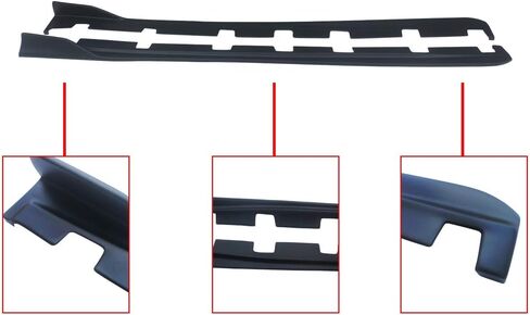 CHIESMA,Side Skirt Fit for Lexus IS300 IS350 2014-2019 AR Style Side Extension Panel Matte Black ABS Unpainted Side Extensions Line Protector in Kuwait