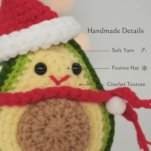 1 Pcs Mini Cute Funny Positive Life Bunny Creative Knitted Animal Holding Card Crochet Easter Birthday Christmas Girls Gift (Guac) in Kuwait