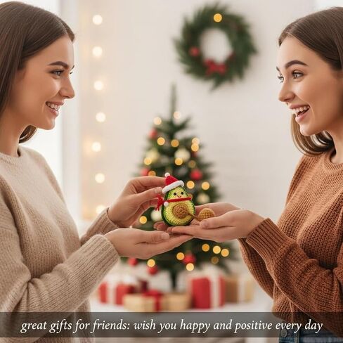 1 Pcs Mini Cute Funny Positive Life Bunny Creative Knitted Animal Holding Card Crochet Easter Birthday Christmas Girls Gift (Guac) in Kuwait