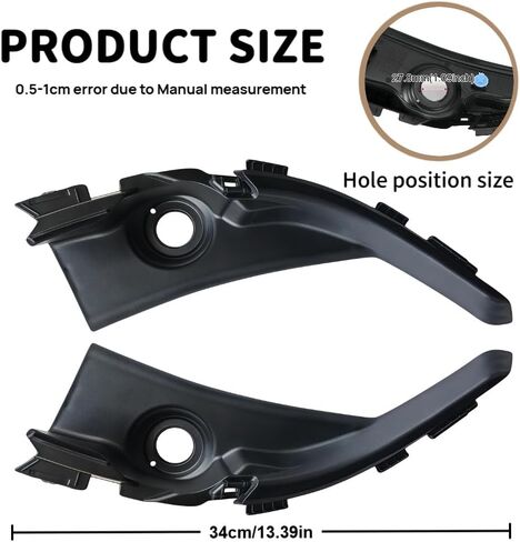 Front Windshield Wiper Cowl Corner Trim Panel Left & Right Side Compatible with 2012–2015 Honda Civic 9th Replaces 74220-TR0-A00 74210-TR0-A00 Windshield Wiper Motor Side Cover in Kuwait