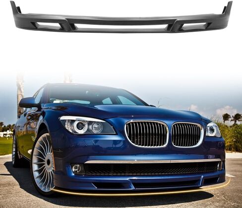 Front Bumper Lip Spoiler, Compatible with 2009-2012 BMW 7 Series F01 F02 (Non M-Sport Models), PU Unpainted B7 Style Add-on Front Splitter Air Dam Chin Protector in Saudi Arabia